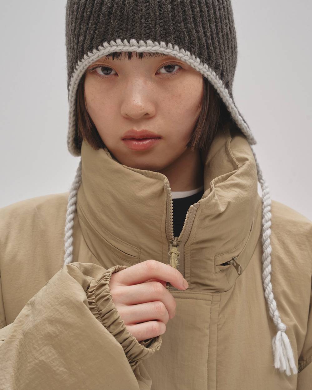 Ear Flap Knitcap Ear Flap Knitcap,エアフラップニットキャップ,12521037,帽子,ニット帽,キャップ,ニットキャップ,フラップ帽,todayful,トゥデイフル,lifes,吉田怜香,25aw,25winter