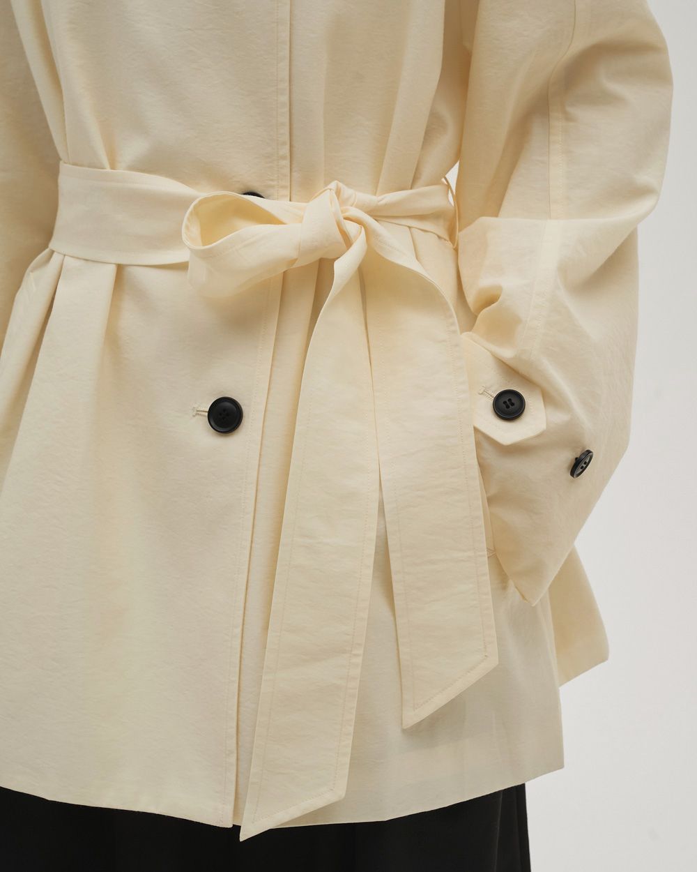 Spring Short Trench Spring Short Trench,スプリングショートトレンチ,12610001,ジャケット,ショートトレンチ,トレンチ,スプリングトレンチ,アウター,todayful,トゥデイフル,lifes,吉田怜香,26ss