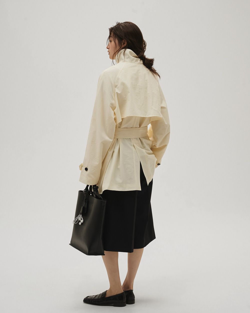 Spring Short Trench Spring Short Trench,スプリングショートトレンチ,12610001,ジャケット,ショートトレンチ,トレンチ,スプリングトレンチ,アウター,todayful,トゥデイフル,lifes,吉田怜香,26ss