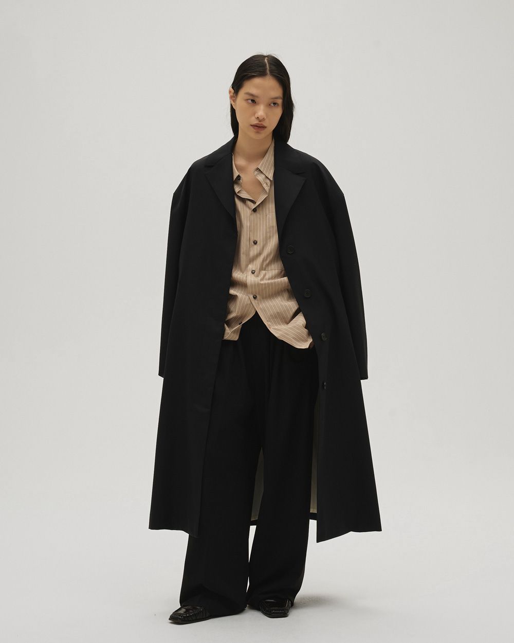 Wool100% Spring Coat Wool100% Spring Coat,ウール100%スプリングコート,12610003,コート,スプリングコート,ウールコート,ウール100%,アウター,todayful,トゥデイフル,lifes,吉田怜香,26ss