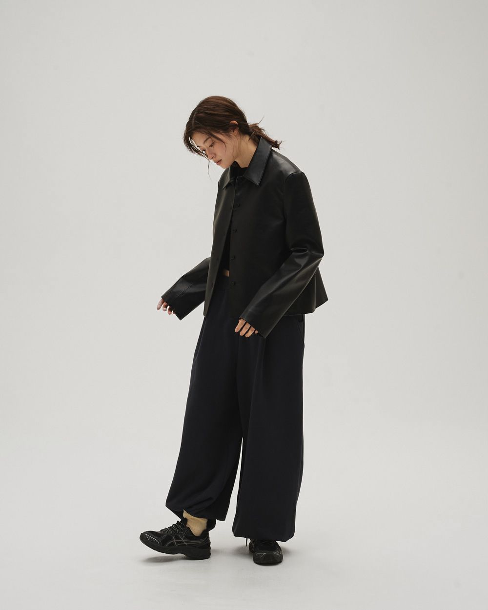 Leather Shirts Jacket Leather Shirts Jacket,レザーシャツジャケット,12610101,ジャケット,シャツジャケット,レザージャケット,アウター,todayful,トゥデイフル,lifes,吉田怜香,26ss