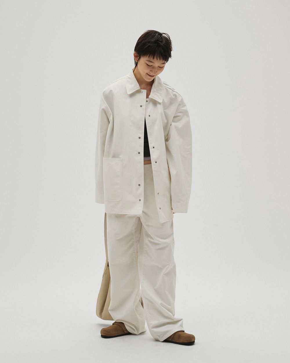 Boyfriend Cotton Jacket Boyfriend Cotton Jacket,ボーイフレンドlコットンジャケット,12610102,コットンジャケット,ボーイフレンドジャケット,ジャケット,セットアップ,アウター,todayful,トゥデイフル,lifes,吉田怜香,26ss