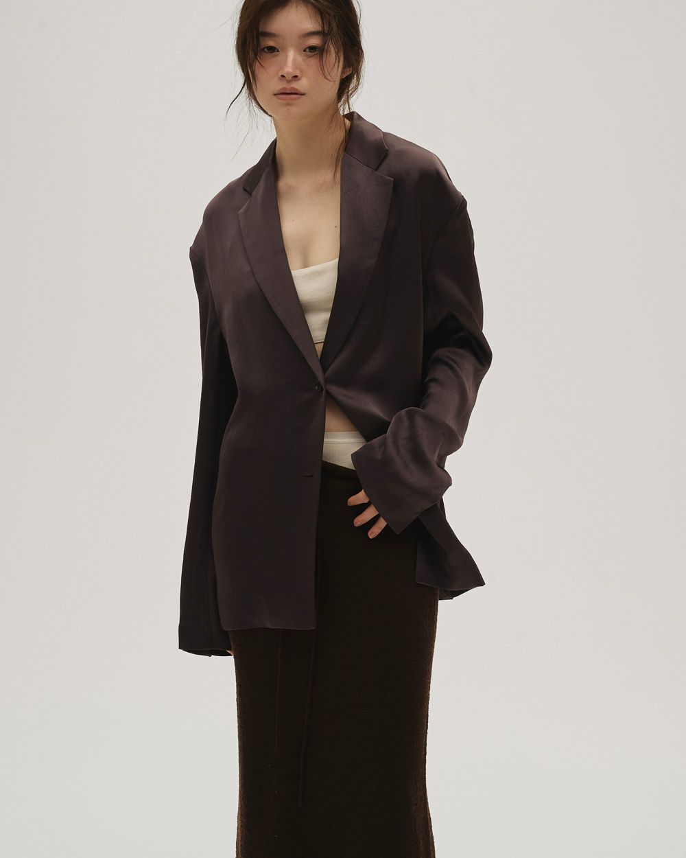 TODAYFUL Satin Over Jacket / ブラック 38 TODAYFUL(トゥデイフル) / Life's online store（ライフズ