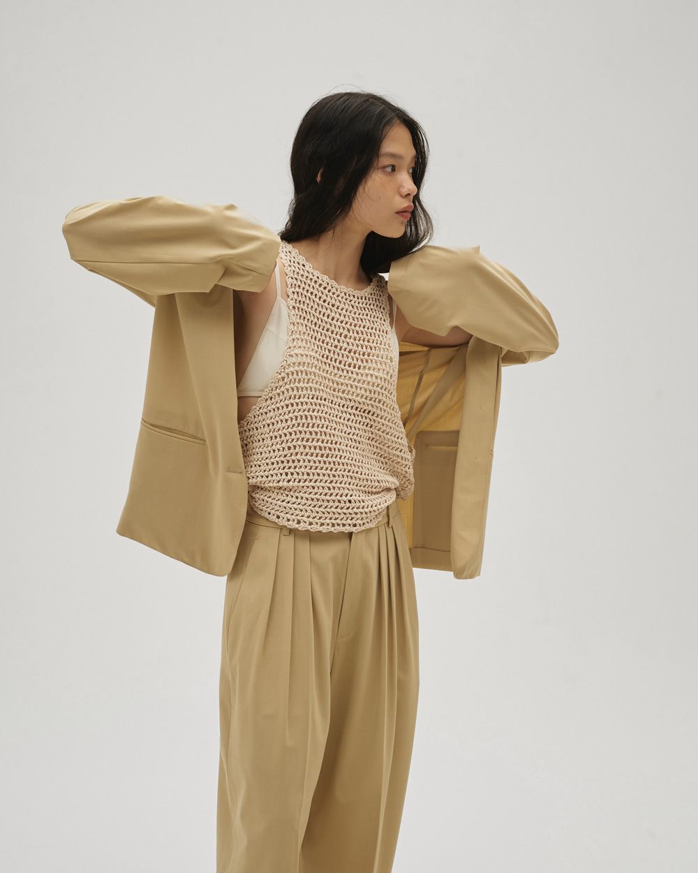 Dry Touch Rough Jacket Dry Touch Rough Jacket,ドライタッチラフジャケット,12610105,ドライタッチジャケット,ラフジャケット,ジャケット,アウター,todayful,トゥデイフル,lifes,吉田怜香,26ss