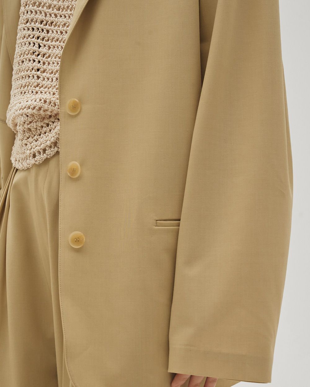 Dry Touch Rough Jacket Dry Touch Rough Jacket,ドライタッチラフジャケット,12610105,ドライタッチジャケット,ラフジャケット,ジャケット,アウター,todayful,トゥデイフル,lifes,吉田怜香,26ss