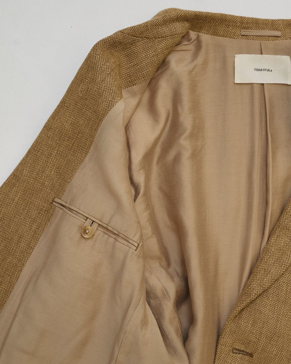 Boyfriend Linen Jacket Boyfriend Linen Jacket,ボーイフレンドリネンジャケット,12610107,ボーイフレンドジャケット,リネンジャケット,ジャケット,アウター,todayful,トゥデイフル,lifes,吉田怜香,26ss