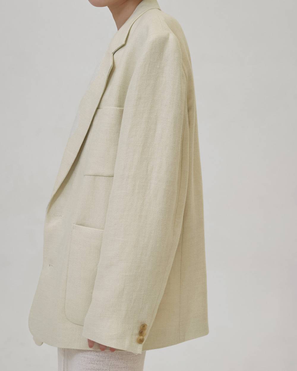 Boyfriend Linen Jacket Boyfriend Linen Jacket,ボーイフレンドリネンジャケット,12610107,ボーイフレンドジャケット,リネンジャケット,ジャケット,アウター,todayful,トゥデイフル,lifes,吉田怜香,26ss