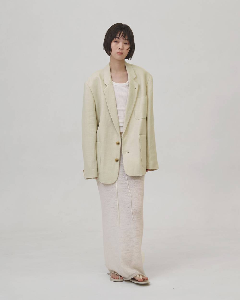 Boyfriend Linen Jacket Boyfriend Linen Jacket,ボーイフレンドリネンジャケット,12610107,ボーイフレンドジャケット,リネンジャケット,ジャケット,アウター,todayful,トゥデイフル,lifes,吉田怜香,26ss