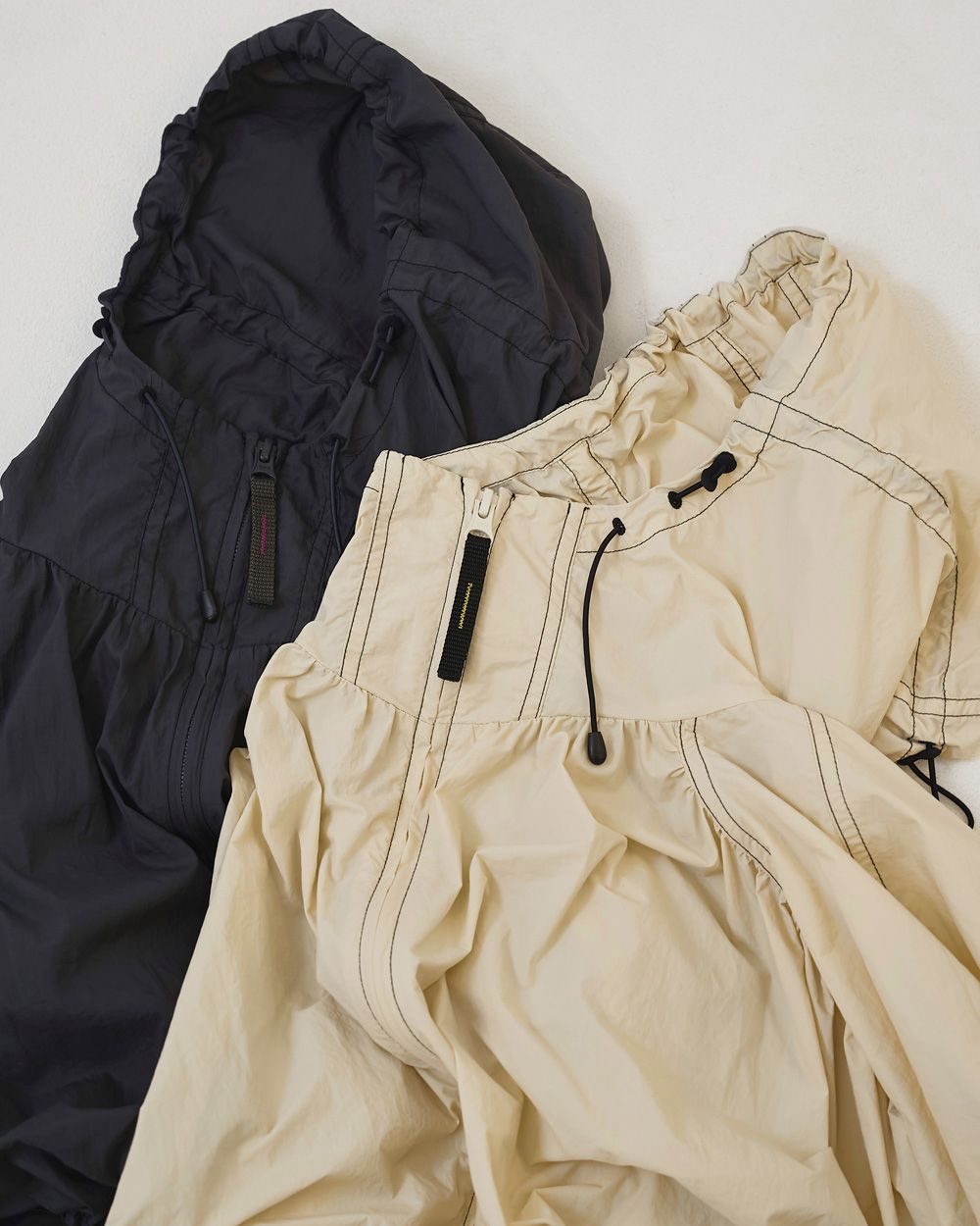 Nylon Gather Blouson Nylon Gather Blouson,ナイロンギャザーブルゾン,12610203,ブルゾン,ナイロンブルゾン,ギャザーブルゾン,ジャケット,todayful,トゥデイフル,lifes,吉田怜香,26ss