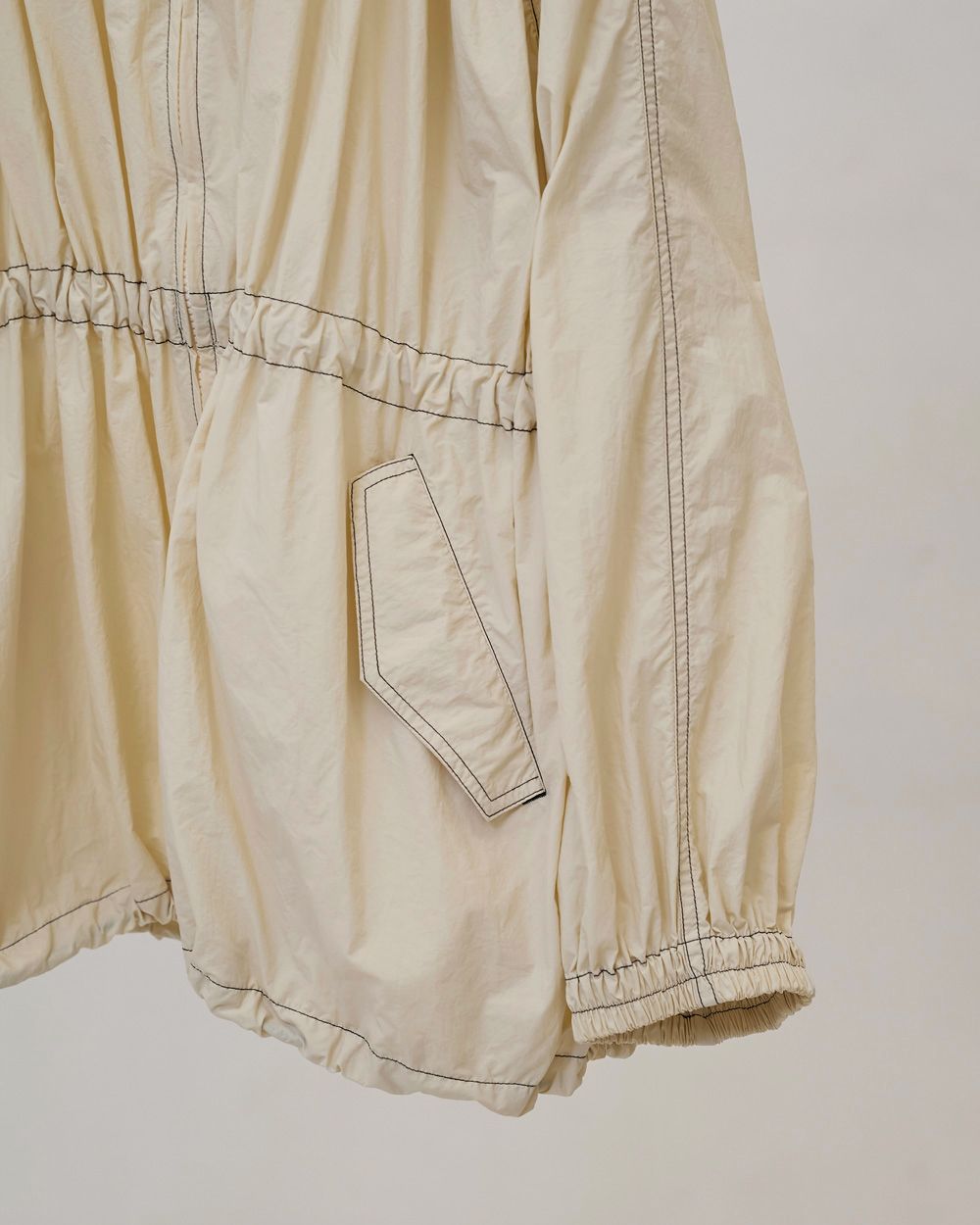 Nylon Gather Blouson Nylon Gather Blouson,ナイロンギャザーブルゾン,12610203,ブルゾン,ナイロンブルゾン,ギャザーブルゾン,ジャケット,todayful,トゥデイフル,lifes,吉田怜香,26ss