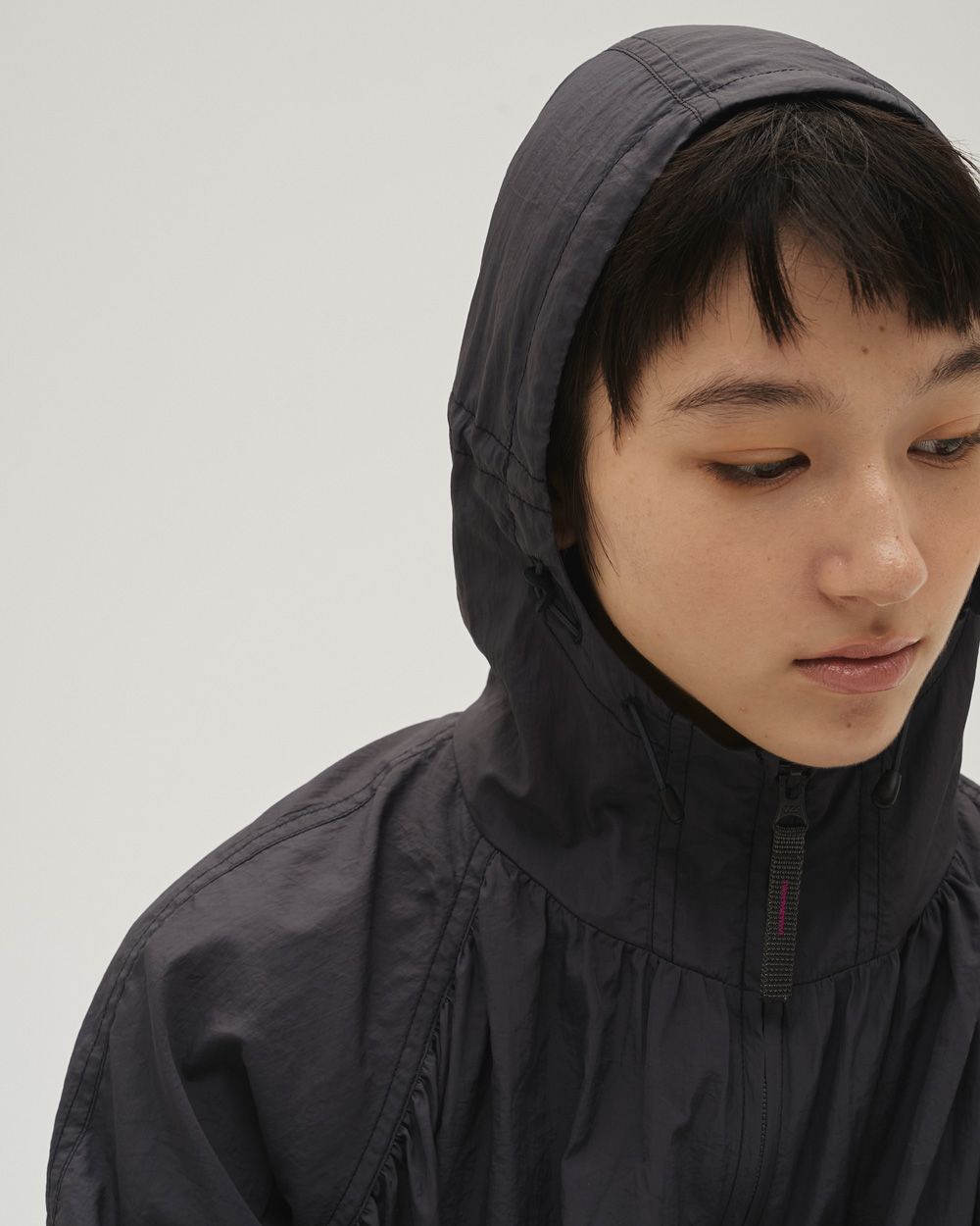 Nylon Gather Blouson Nylon Gather Blouson,ナイロンギャザーブルゾン,12610203,ブルゾン,ナイロンブルゾン,ギャザーブルゾン,ジャケット,todayful,トゥデイフル,lifes,吉田怜香,26ss