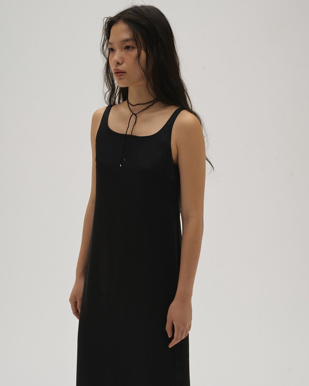 ワンピース Squareneck Satin Dress 36 todayful black TODAYFUL(トゥデイフル) / Life's online store（ライフズ