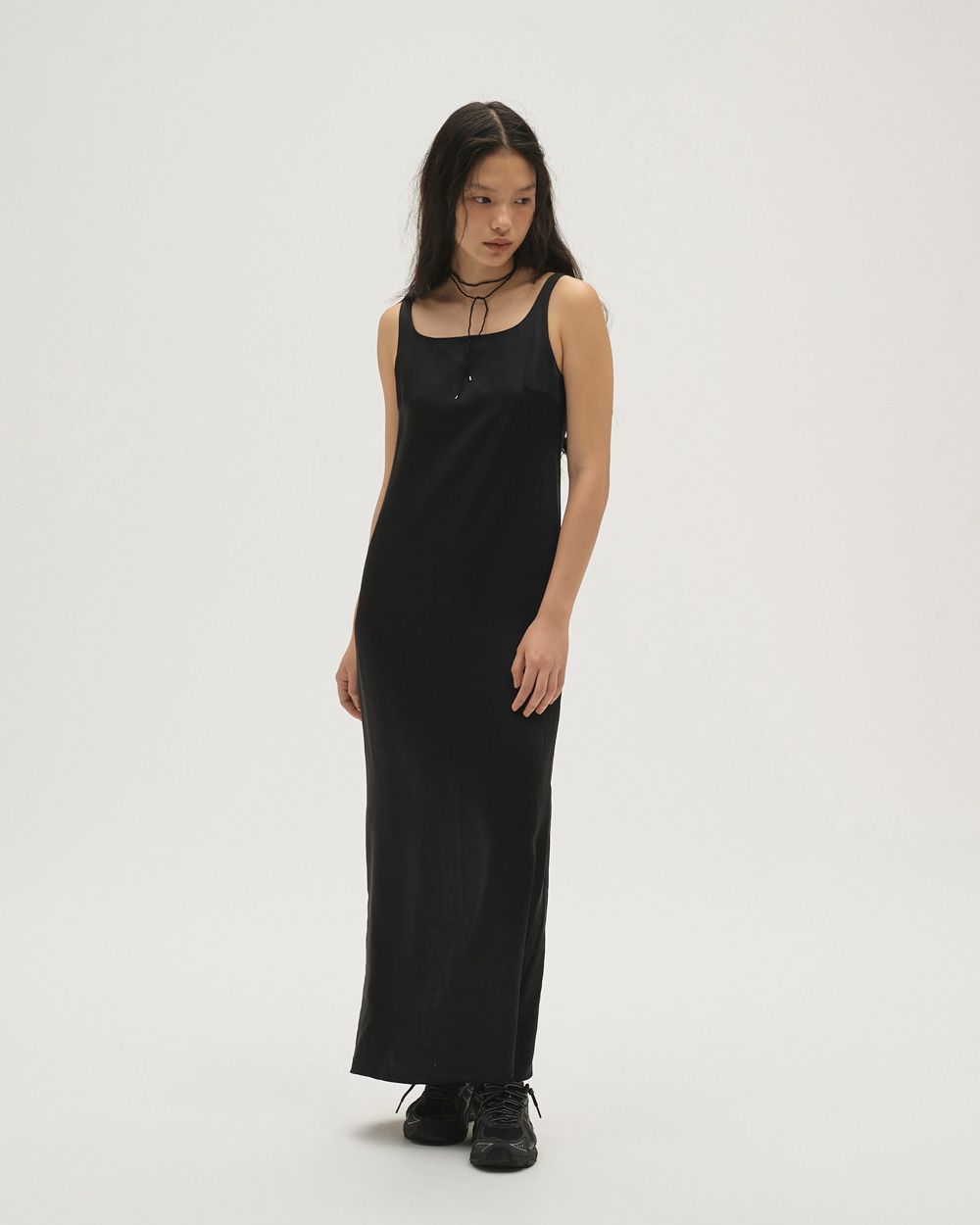 ワンピース Squareneck Satin Dress 36 todayful black TODAYFUL(トゥデイフル) / Life's online store（ライフズ