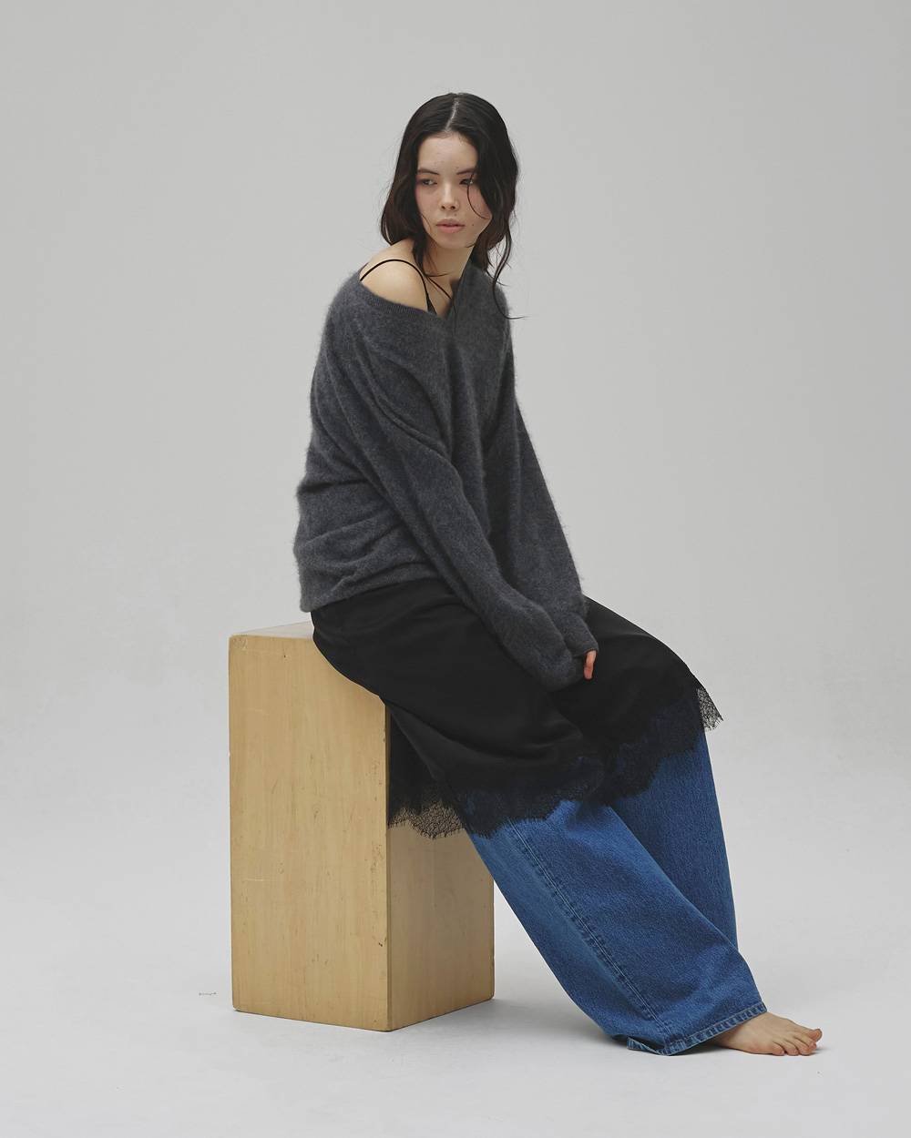 Satin Lace Dress Satin Lace Dress,サテンレースドレス,12610317,サテン,レースドレス,ドレス,レース,ランジェリー,todayful,トゥデイフル,lifes,吉田怜香,26aw