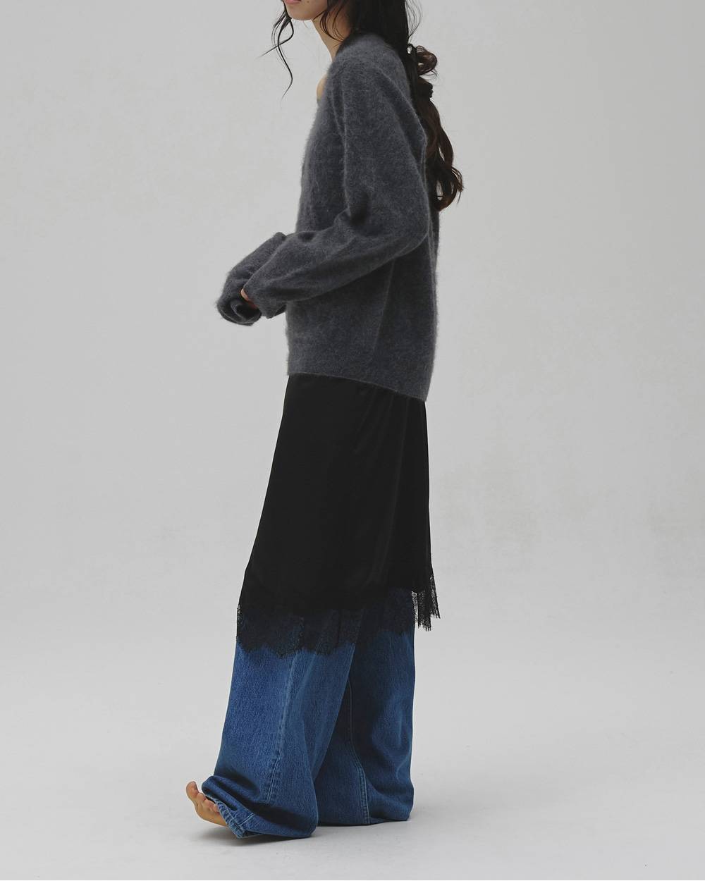 Satin Lace Dress Satin Lace Dress,サテンレースドレス,12610317,サテン,レースドレス,ドレス,レース,ランジェリー,todayful,トゥデイフル,lifes,吉田怜香,26aw