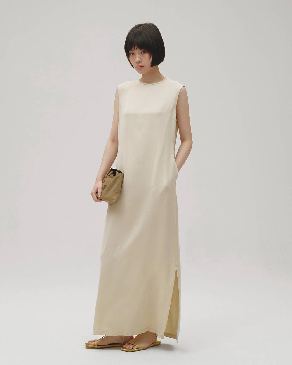 Silky Pencil Dress Silky Pencil Dress,シルキーペンシルドレス,12610319,シルキードレス,ドレス,ペンシルドレス,ワンピース,todayful,トゥデイフル,lifes,吉田怜香,26aw