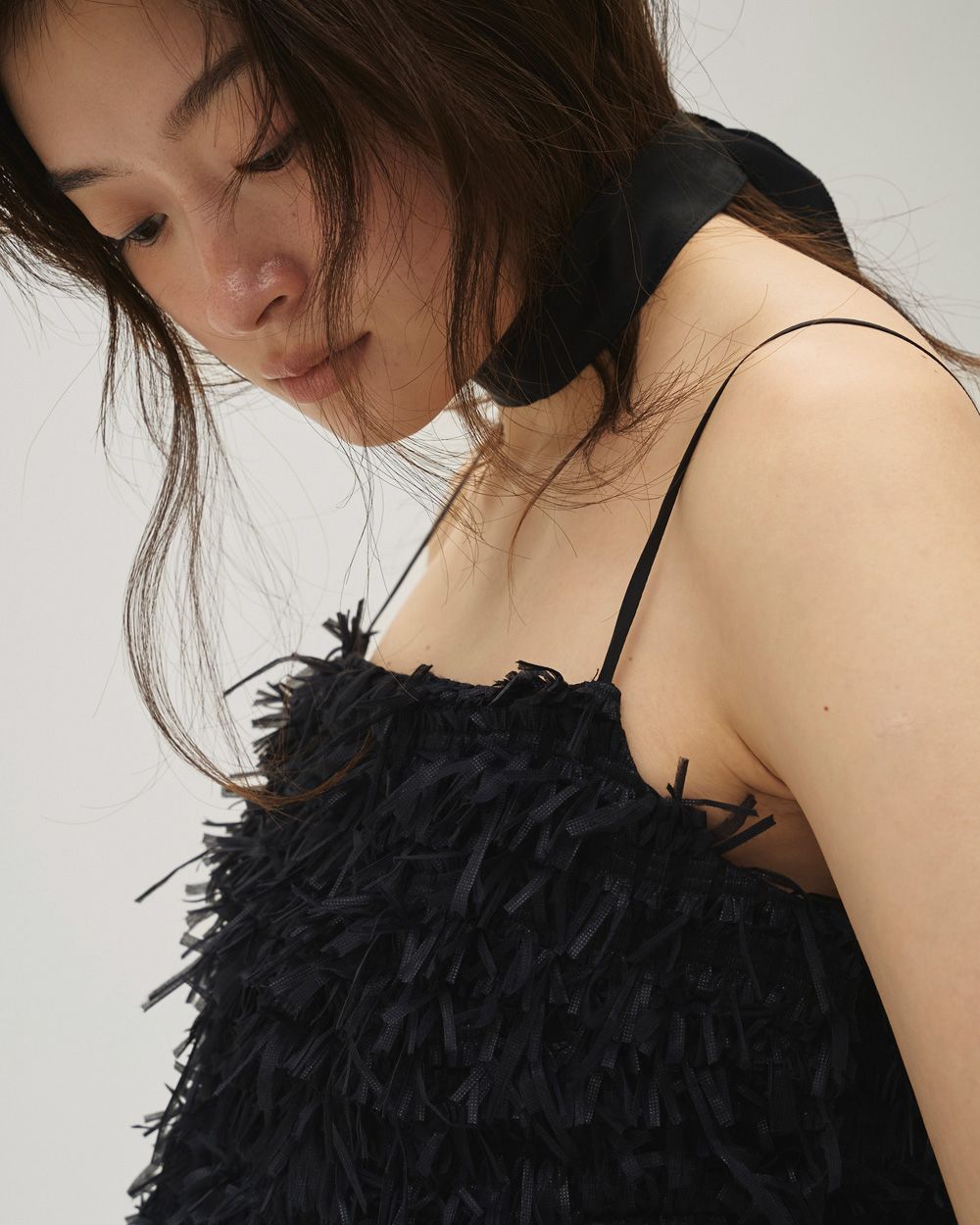 Tapeyarn Jacquard Camisole Tapeyarn Jacquard Camisole,テープヤーンジャガードキャミソール,12610405,テープヤーン,ジャガードキャミソール,キャミソール,トップス,todayful,トゥデイフル,lifes,吉田怜香,26ss