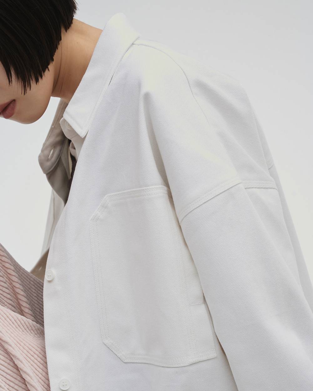 Cottontwill Over Shirts Cottontwill Over Shirts,コットンオーバーシャツ,12610411,シャツ,コットンシャツ,オーバーシャツ,ポケットシャツ,todayful,トゥデイフル,lifes,ライフズ,26ss,吉田怜香