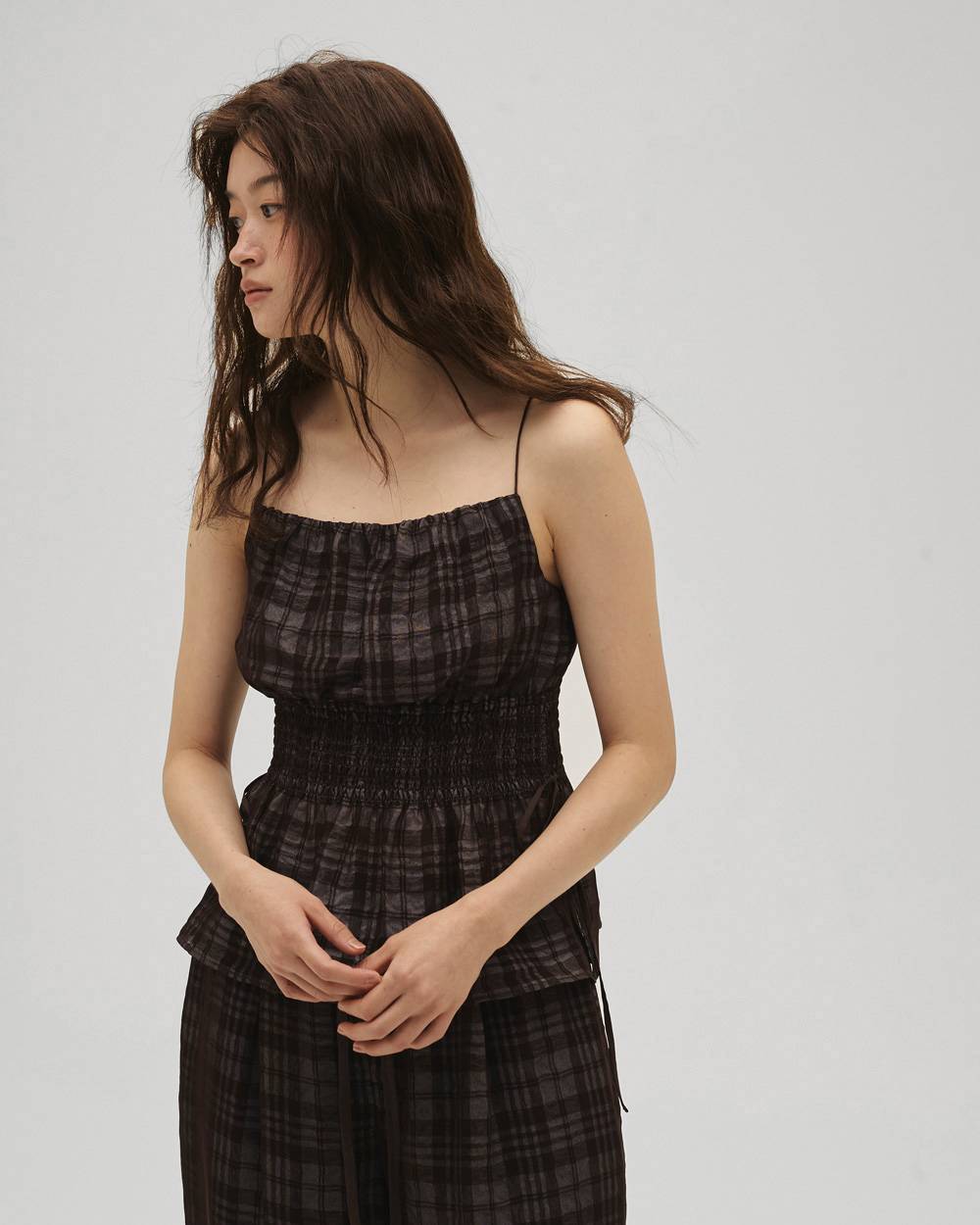 TODAYFUL Check Jacquard Camisole チョコ TODAYFUL(トゥデイフル) / Life's online store（ライフズ） / Check