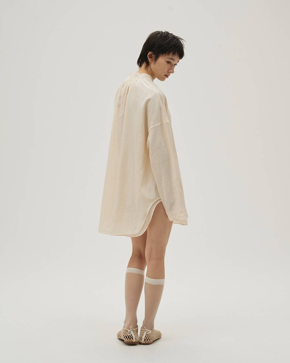 Skipper Silky Shirts Skipper Silky Shirts,スキッパーシルキーシャツ,12610413,シャツ,スキッパーシャツ,チュニック,トップス,todayful,トゥデイフル,lifes,吉田怜香,26ss