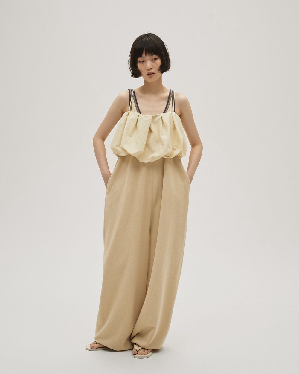 Tuck Balloon Camisole Tuck Balloon Camisole,タックバルーンキャミソール,12610419,バルーンキャミソール,タックキャミソール,キャミソール,トップス,todayful,トゥデイフル,lifes,吉田怜香,26ss