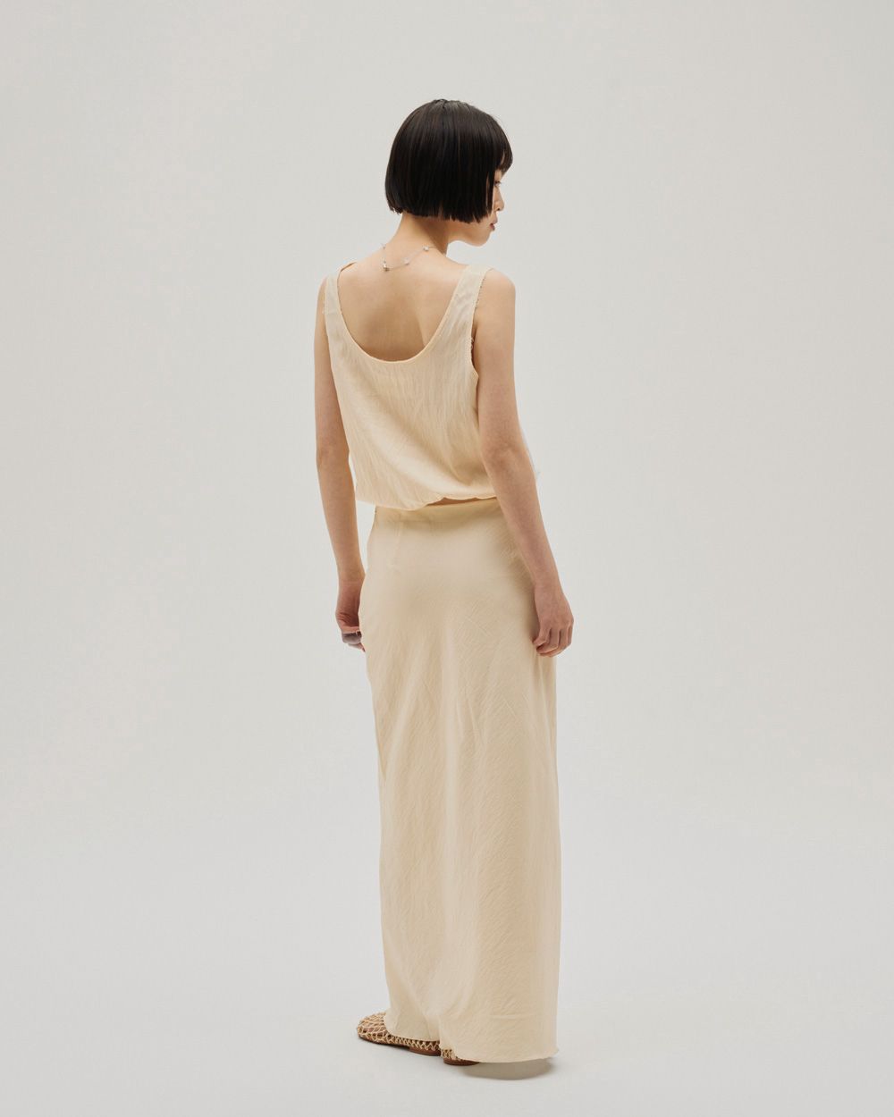 Uneck Washer Tops Uneck Washer Tops,ユーネックウォッシャートップス,12610423,ユーネックトップス,ウォッシャートップス,トップス,ノースリーブトップ,セットアップ,todayful,トゥデイフル,lifes,吉田怜香,26ss