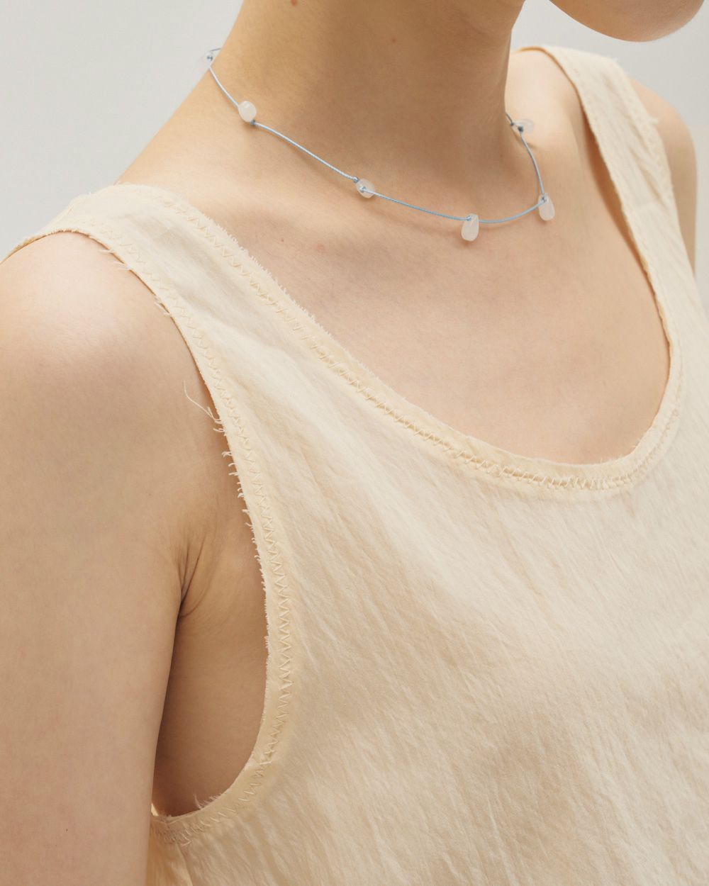 Uneck Washer Tops Uneck Washer Tops,ユーネックウォッシャートップス,12610423,ユーネックトップス,ウォッシャートップス,トップス,ノースリーブトップ,セットアップ,todayful,トゥデイフル,lifes,吉田怜香,26ss