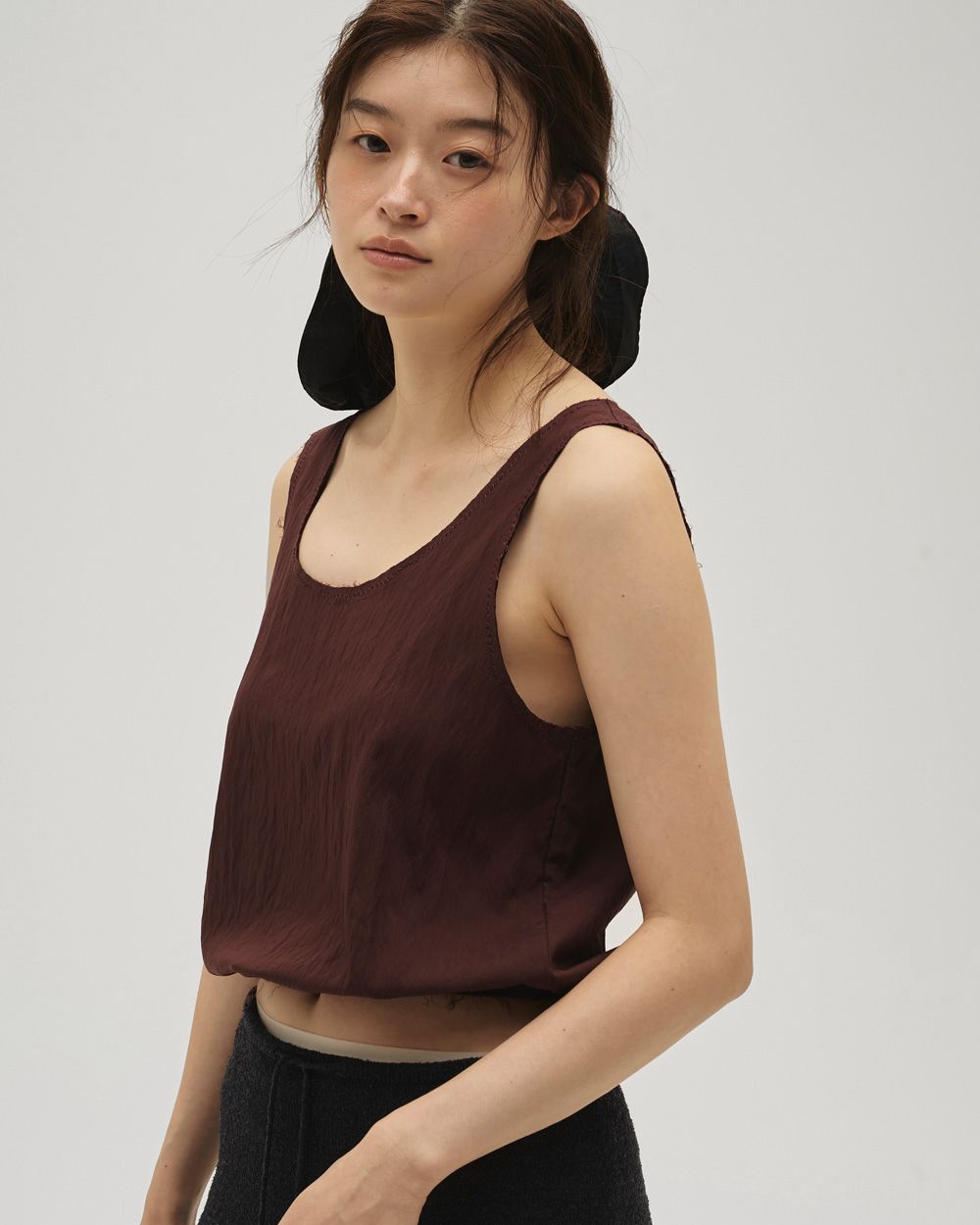 Uneck Washer Tops Uneck Washer Tops,ユーネックウォッシャートップス,12610423,ユーネックトップス,ウォッシャートップス,トップス,ノースリーブトップ,セットアップ,todayful,トゥデイフル,lifes,吉田怜香,26ss