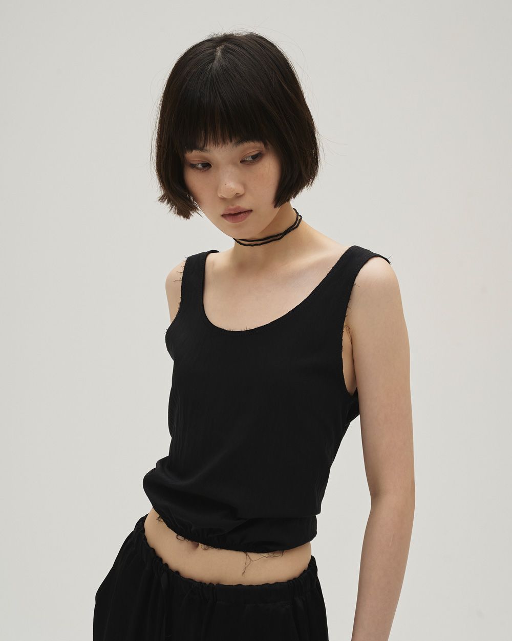 Uneck Washer Tops Uneck Washer Tops,ユーネックウォッシャートップス,12610423,ユーネックトップス,ウォッシャートップス,トップス,ノースリーブトップ,セットアップ,todayful,トゥデイフル,lifes,吉田怜香,26ss