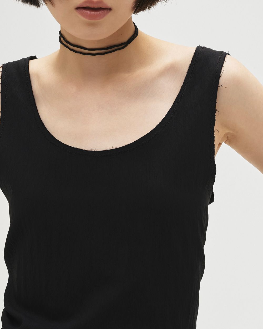 Uneck Washer Tops Uneck Washer Tops,ユーネックウォッシャートップス,12610423,ユーネックトップス,ウォッシャートップス,トップス,ノースリーブトップ,セットアップ,todayful,トゥデイフル,lifes,吉田怜香,26ss