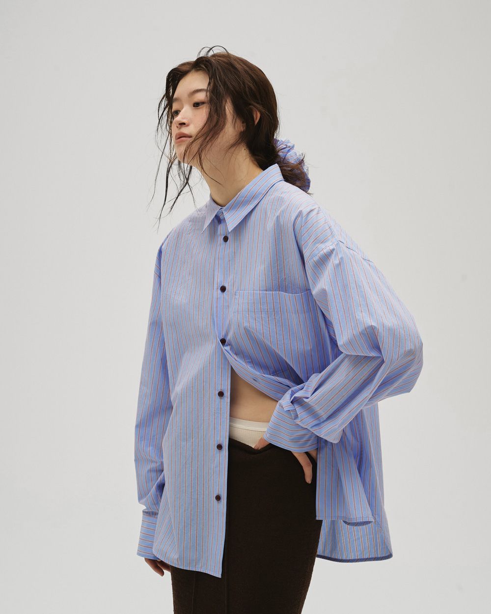 Stripe Pocket Shirts Stripe Pocket Shirts,ストライプポケットシャツ,12610424,シャツ,ポケットシャツ,ストライプシャツ,長袖シャツ,todayful,トゥデイフル,lifes,吉田怜香,26ss