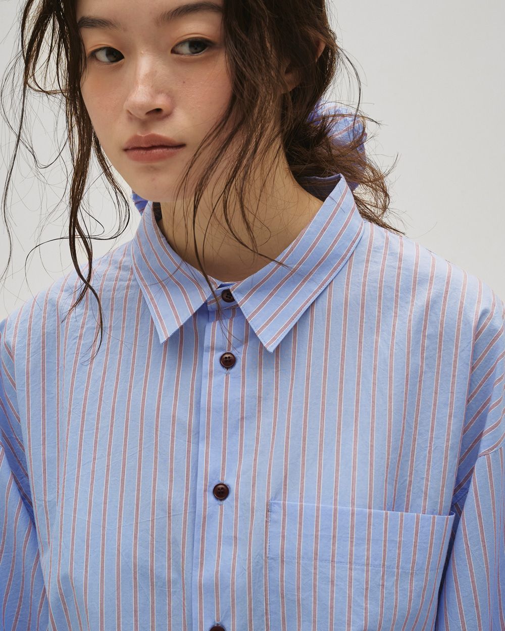 Stripe Pocket Shirts Stripe Pocket Shirts,ストライプポケットシャツ,12610424,シャツ,ポケットシャツ,ストライプシャツ,長袖シャツ,todayful,トゥデイフル,lifes,吉田怜香,26ss