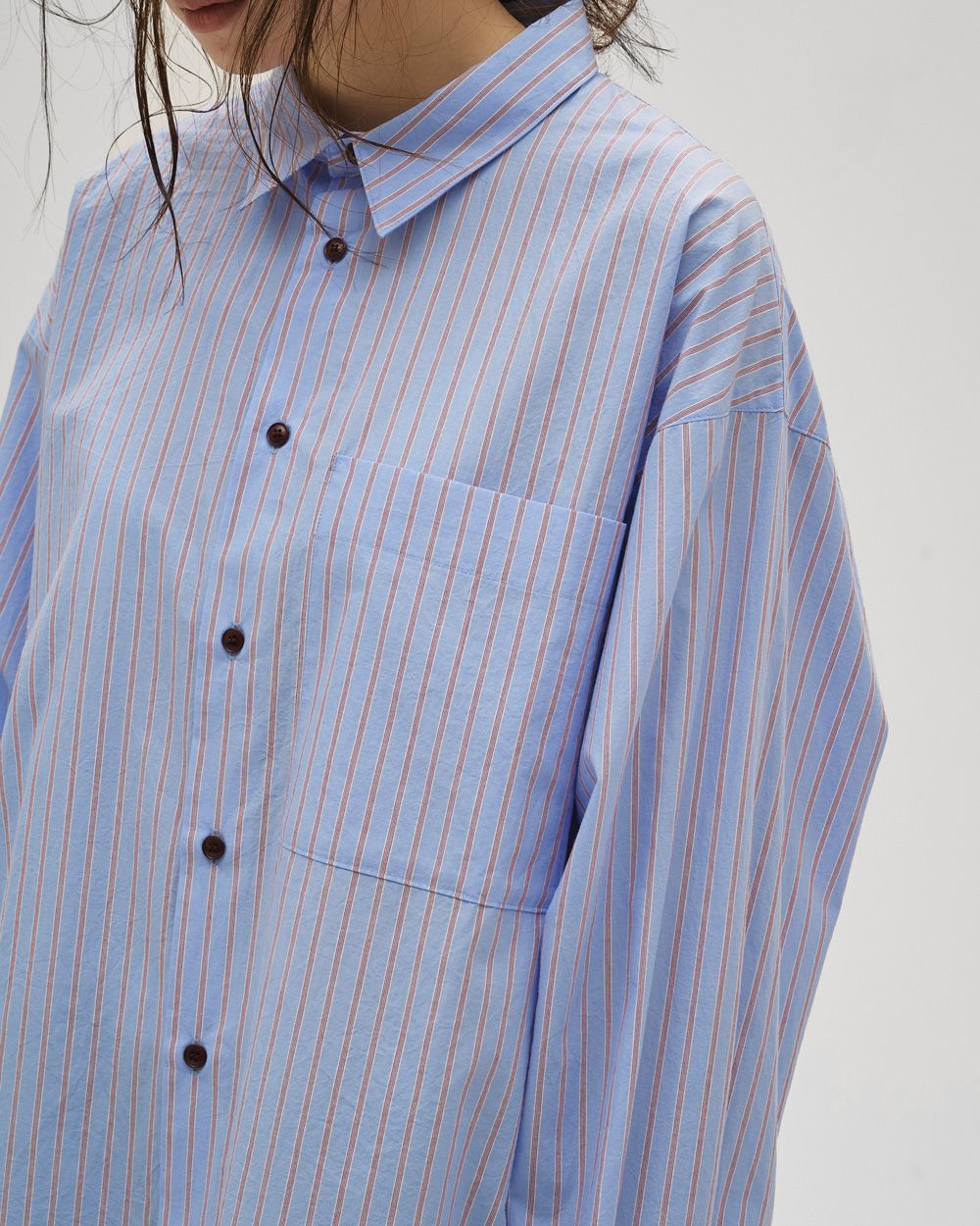 Stripe Pocket Shirts Stripe Pocket Shirts,ストライプポケットシャツ,12610424,シャツ,ポケットシャツ,ストライプシャツ,長袖シャツ,todayful,トゥデイフル,lifes,吉田怜香,26ss