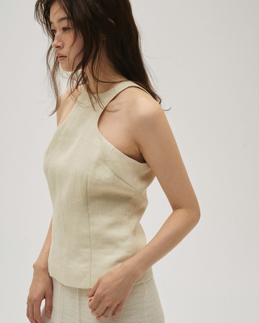 Linen Americansleeve Tops Linen Americansleeve Tops,リネンアメリカンスリーブトップス,12610425,アメリカンスリーブトップス,リネントップス,トップス,ノースリーブ,todayful,トゥデイフル,lifes,吉田怜香,26ss