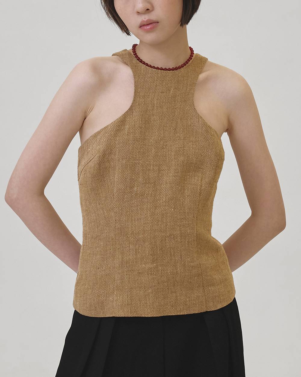 Linen Americansleeve Tops Linen Americansleeve Tops,リネンアメリカンスリーブトップス,12610425,アメリカンスリーブトップス,リネントップス,トップス,ノースリーブ,todayful,トゥデイフル,lifes,吉田怜香,26ss