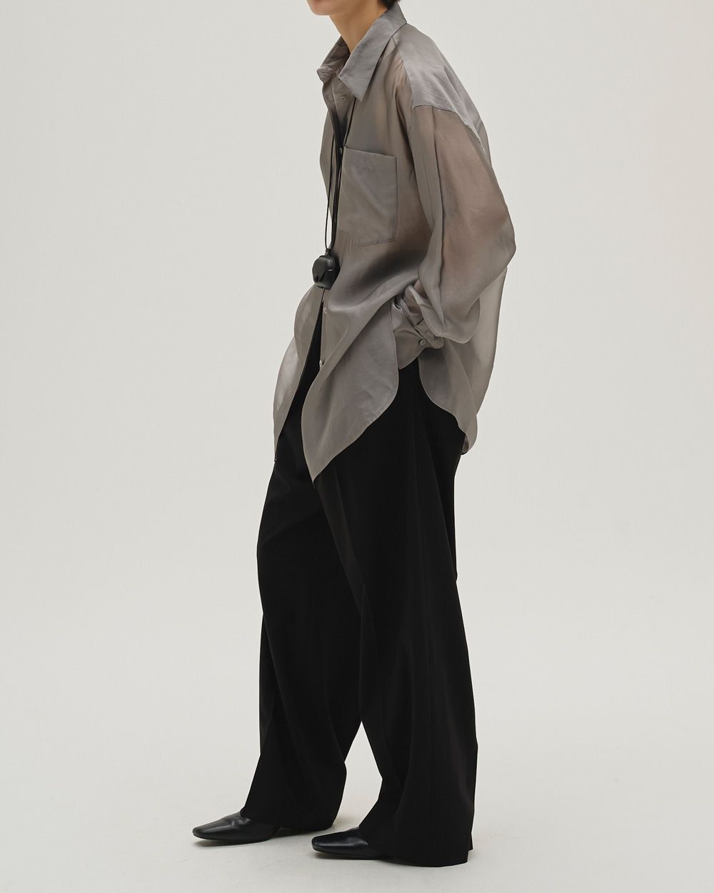 Chambray Silky Shirts Chambray Silky Shirts,シャンブレーシルキーシャツ,12610427,シャンブレーシャツ,シルキーシャツ,シャツ,トップス,todayful,トゥデイフル,lifes,吉田怜香,26ss