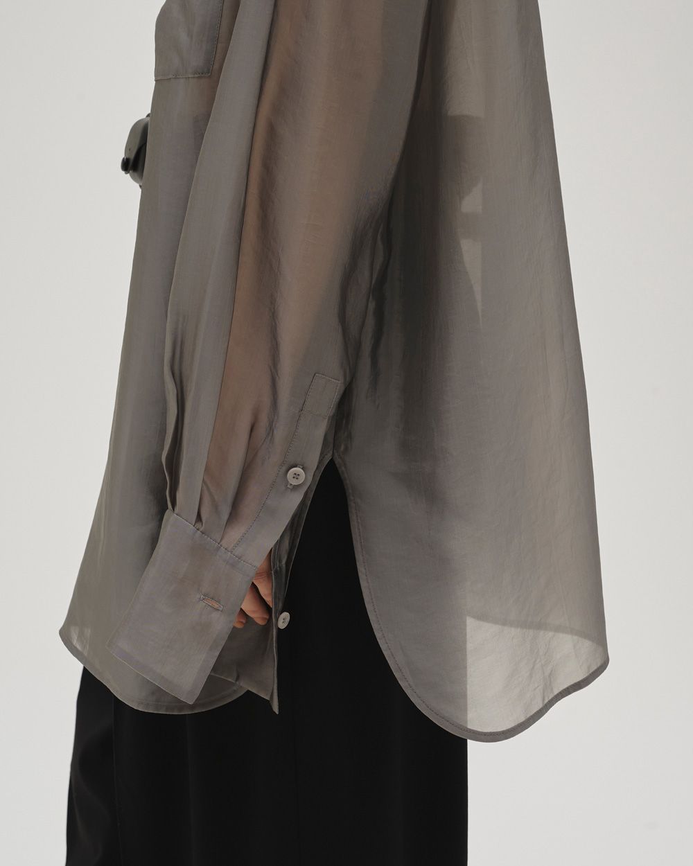 Chambray Silky Shirts Chambray Silky Shirts,シャンブレーシルキーシャツ,12610427,シャンブレーシャツ,シルキーシャツ,シャツ,トップス,todayful,トゥデイフル,lifes,吉田怜香,26ss