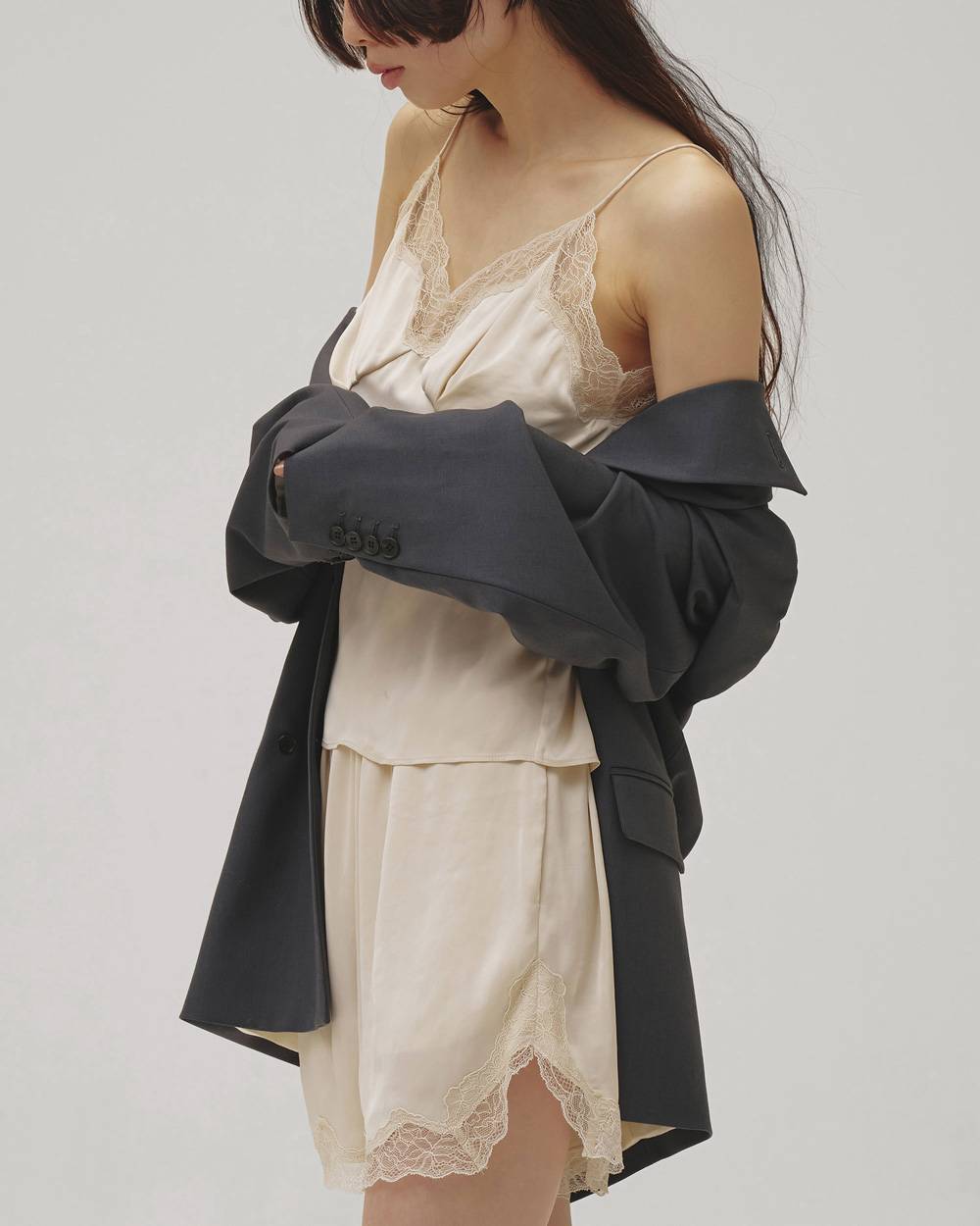 Satin Lace Camisole Satin Lace Camisole,サテンレースキャミソール,12610431,サテン,レースキャミソール,キャミソール,レース,トップス,ランジェリー,todayful,トゥデイフル,lifes,吉田怜香,26aw