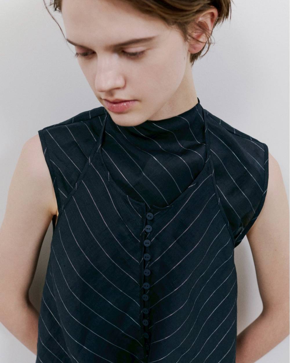 Silk Linen Layered Tops Silk Linen Layered Tops,シルクリネンレイヤードトップス,12610432,シルクリネン,レイヤードトップス,トップス, アンサンブル,todayful,トゥデイフル,lifes,吉田怜香,26aw