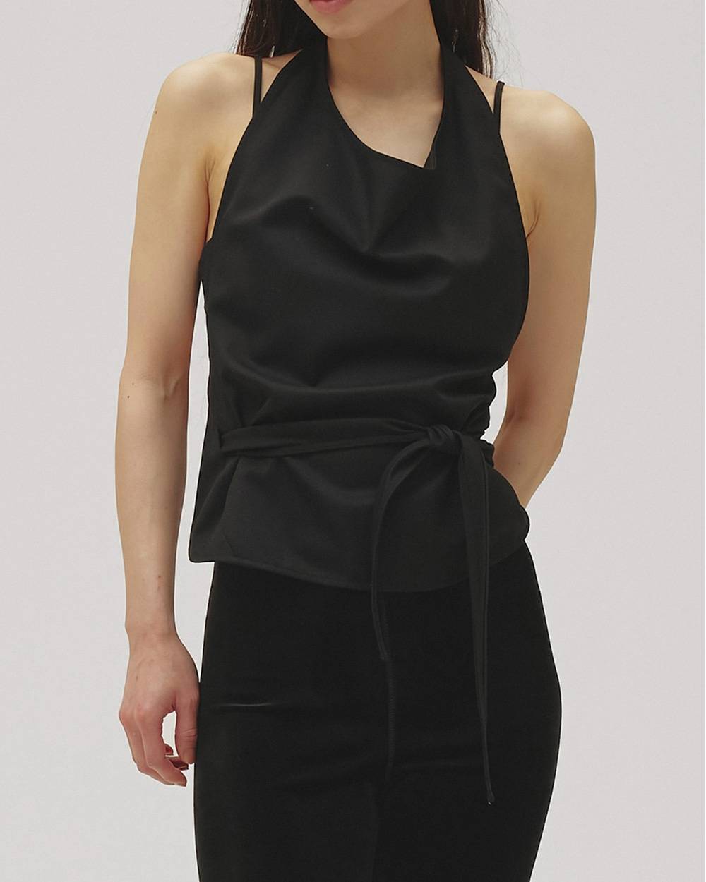 Halterneck Wrap Tops Halterneck Wrap Tops,ヘンリーネックラップトップス,12610433,ヘンリーネック,トップス,ラップトップ,todayful,トゥデイフル,lifes,吉田怜香,26aw