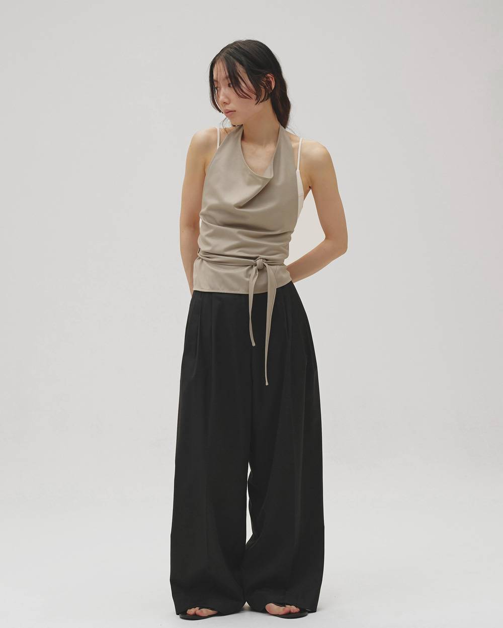 Halterneck Wrap Tops Halterneck Wrap Tops,ヘンリーネックラップトップス,12610433,ヘンリーネック,トップス,ラップトップ,todayful,トゥデイフル,lifes,吉田怜香,26aw