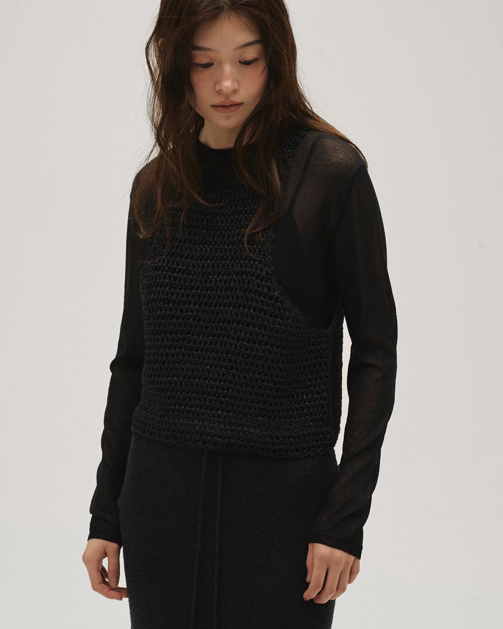 Scallop Knit Tanktop Scallop Knit Tanktop,スカロップニットタンクトップ,12610505,スカロップタンクトップ,ニットタンクトップ,タンクトップ,トップス,todayful,トゥデイフル,lifes,吉田怜香,26ss