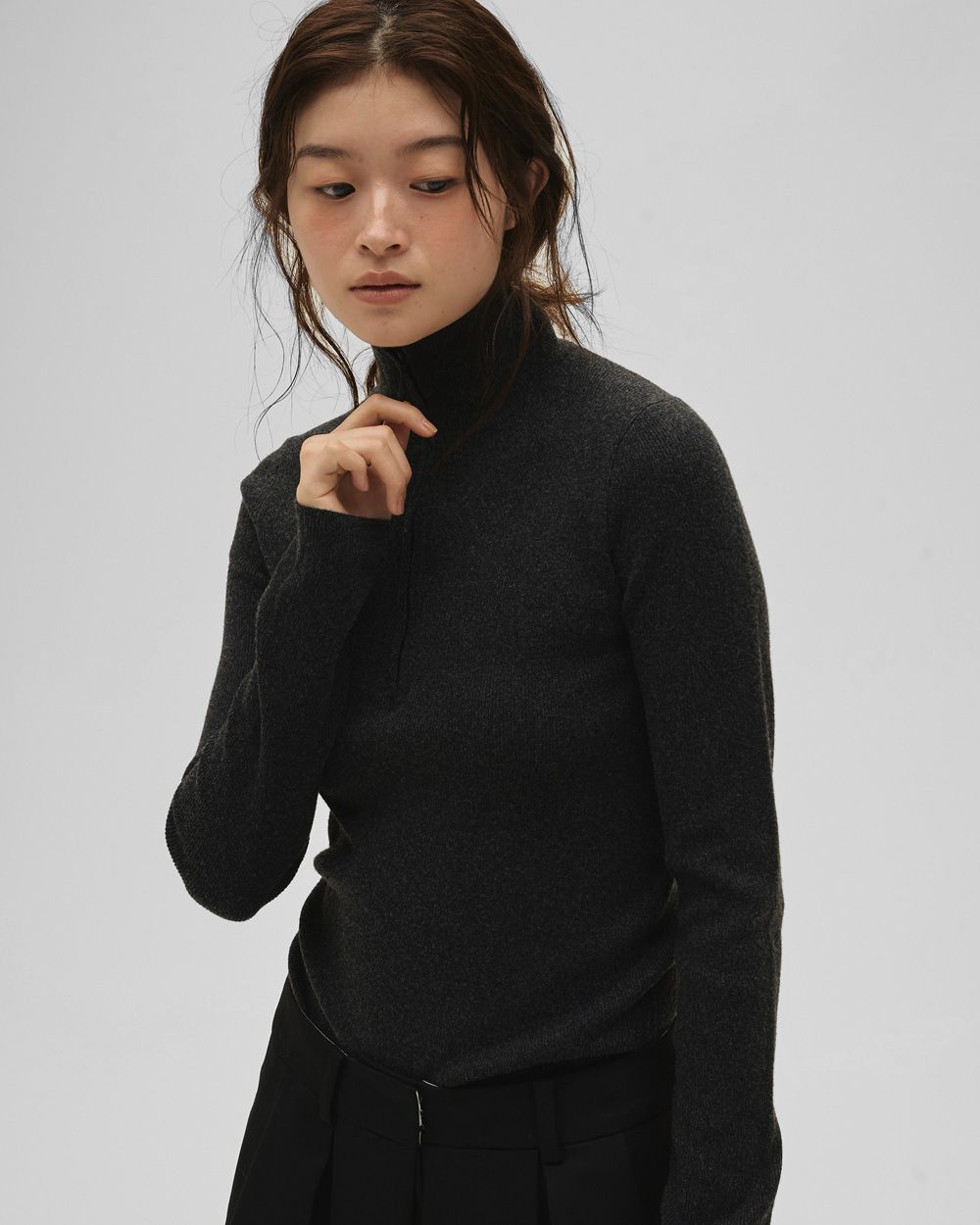 todayful ウールジップニット BABAchan TODAYFUL 定価1.6万 ウール