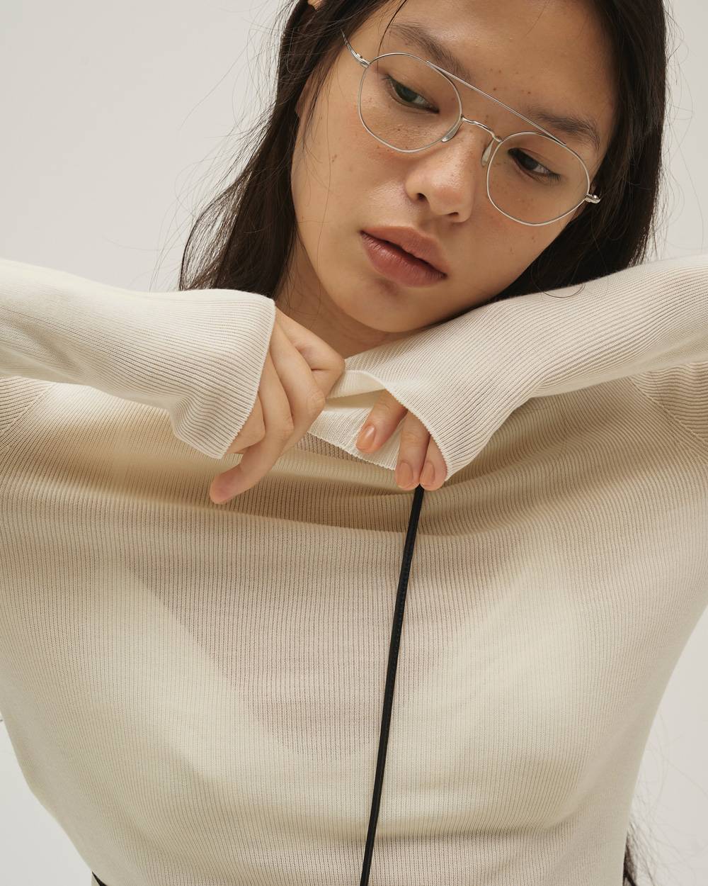 Compact Smooth Knit Compact Smooth Knit,コンパクトスムースニット,12610510,ニット,コンパクトニット,スムースニット,トップス,todayful,トゥデイフル,lifes,ライフズ,26ss,吉田怜香