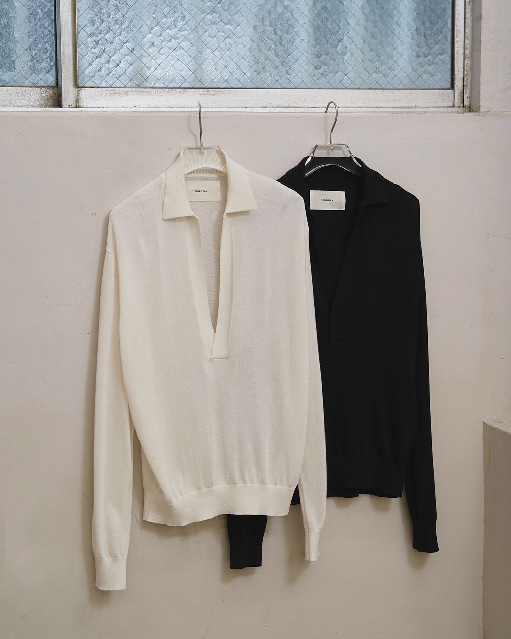 Silky Skipper Knit Silky Skipper Knit,シルキースキッパーニット,12610511,シルキーニット,スキッパーニット,ニットトップス,トップス,ニット,todayful,トゥデイフル,lifes,吉田怜香,26ss