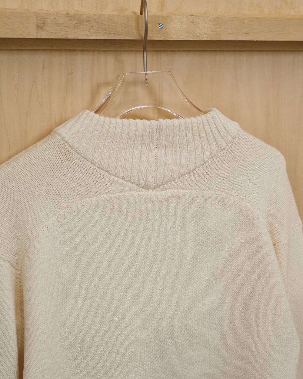 Crewneck Slub Knit Crewneck Slub Knit,クルーネックスラブニット,12610516,ニット,クルーネックニット,スラブニット,トップス,todayful,トゥデイフル,lifes,ライフズ,26ss,吉田怜香