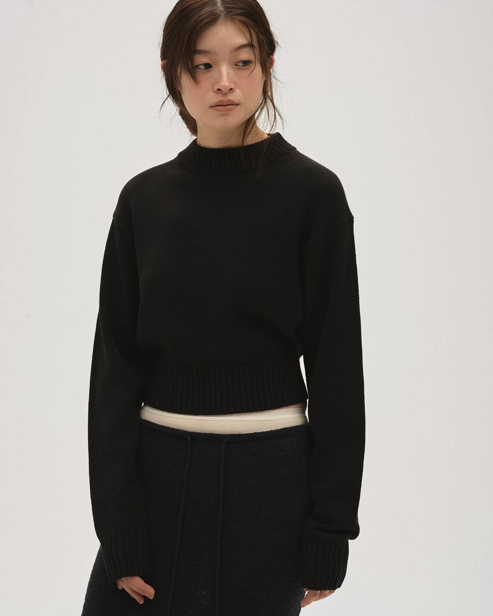 Crewneck Slub Knit Crewneck Slub Knit,クルーネックスラブニット,12610516,ニット,クルーネックニット,スラブニット,トップス,todayful,トゥデイフル,lifes,ライフズ,26ss,吉田怜香