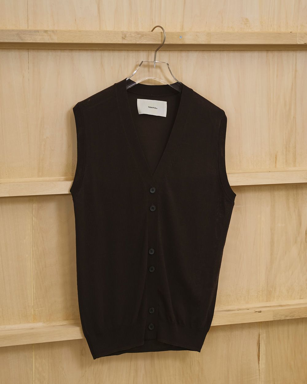 Tencelsilk Knit Vest Tencelsilk Knit Vest,テンセルシルクニットベスト,12610517,テンセルシルク,ニットベスト,ニット,ベスト,ニットトップ,todayful,トゥデイフル,lifes,吉田怜香,26ss