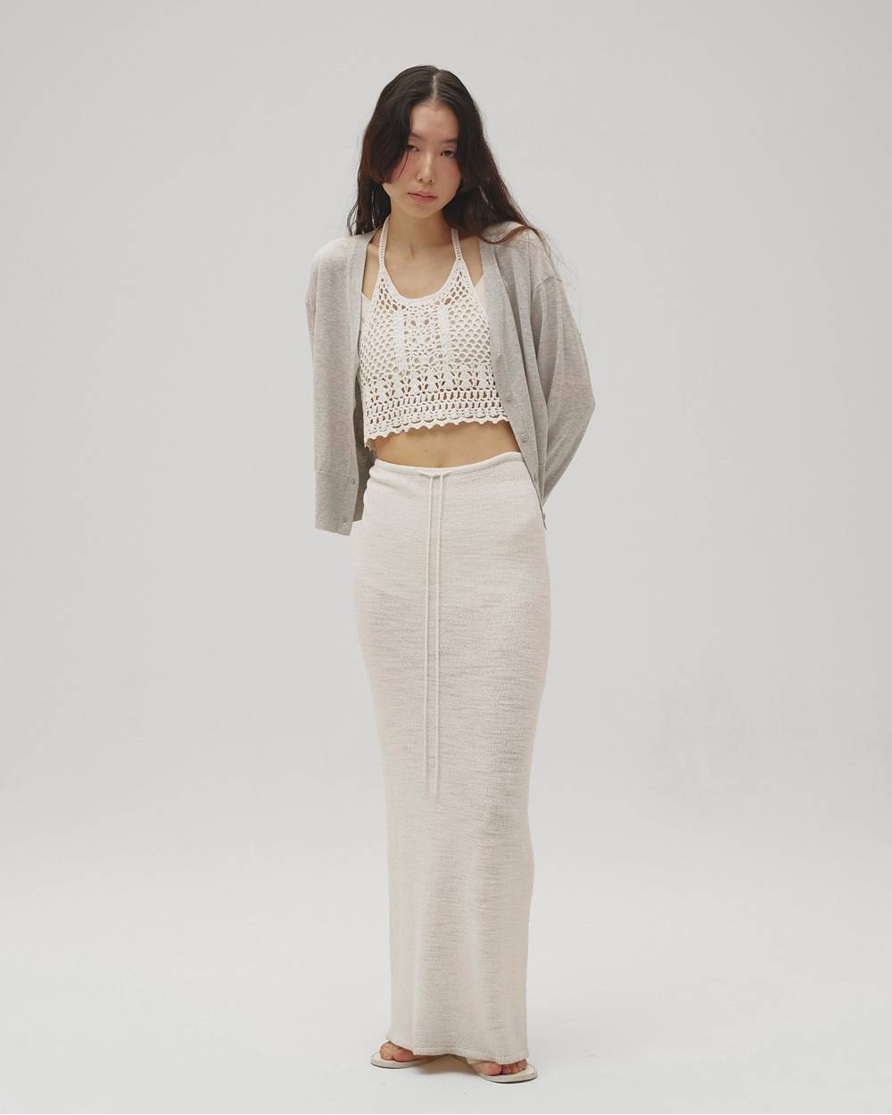 Silk Cotton Cardigan Silk Cotton Cardigan,シルクコットンカーディガン,12610521,シルクコットン,カーディガン,カーディガン,トップス,todayful,トゥデイフル,lifes,吉田怜香,26ss