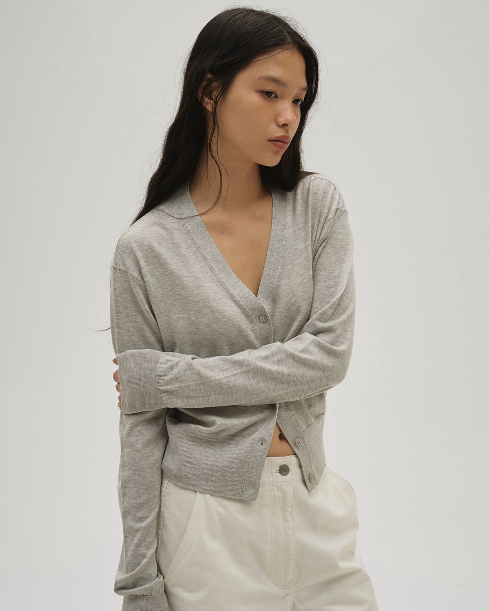 Silk Cotton Cardigan Silk Cotton Cardigan,シルクコットンカーディガン,12610521,シルクコットン,カーディガン,カーディガン,トップス,todayful,トゥデイフル,lifes,吉田怜香,26ss